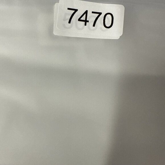 Chicos Women's‎ Top Size XL Blue Textured Stretch Asymmetrical Hem Side Slit - Picture 8 of 8